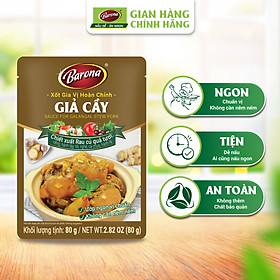Gia vị Giả Cầy Barona 80g ướp ngon chuẩn vị không cần nêm nếm