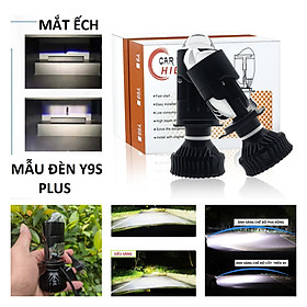 Đèn pha Led Ô tô, Xe máy Y9S 65W mẫu mới cải tiến có pha LAZE siêu sáng lắp các loại xe hàng víp xem video, phụ kiện xe hơi