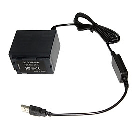 D54S DC Coupler, Kit with USB Voltage Regulator Cable for Cgr-D54S Cga-D54SE 1H Ag-Dvc60E Ag-Dvc60 Ag-Dvx100