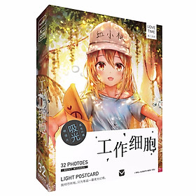 (BÌA NGẪU NHIÊN) Hộp ảnh POSTCARD mẫu mới KHI TẾ BÀO LÀM VIỆC - HATARAKU SAIBOU anime