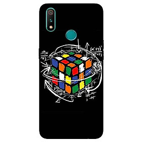 Ốp Lưng in cho Realme 3 Pro Mẫu Rubik Toán Học - Hàng Chính Hãng