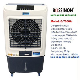 Mua Quạt làm mát không khí  quạt điều hòa  quạt hơi nước Bossinon Q-7000A - Hàng Chính Hãng