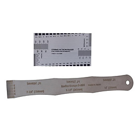 2x Luthier Guitar String Action Ruler  Gauge for Guitar Bass Mandolin
