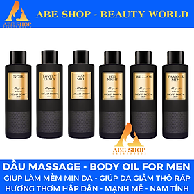 Dầu Dưỡng Thể DEAR BODY Majestic Body Oil Dành Cho Nam 270ml - Massage Toàn Thân - Hương Thơm Mạnh Mẽ - Nam Tính - Thư Giãn