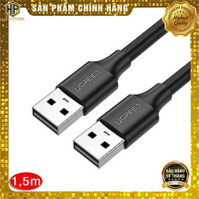 Mua Dây USB 2 đầu đực Ugreen 10310 dài 1.5m - Cáp USB 2.0 chính hãng - Hàng Chính Hãng