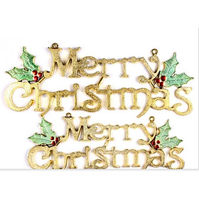 Mua Chữ Merry Christmas trang trí cây thông Giáng Sinh