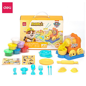 Đồ Chơi Đất Nặn Deli Làm Mì, Hamburger, Làm Kem Kèm Dụng Cụ Và Khuôn Cho Bé An Toàn Nguyên Liệu Tự Nhiên