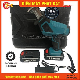 Máy cưa kiếm dùng pin 28V-2 Pin-Tặng kèm 4 lưỡi cưa