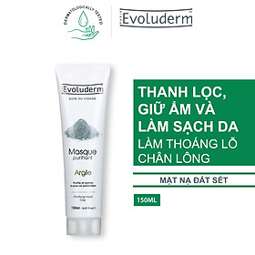 Mặt nạ kem làm sạch sâu da từ đất sét Evoluderm 150ml - 3026