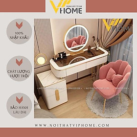 Mua Bàn trang điểm  bàn phấn kèm gương tích hợp đèn LED kèm nút cảm ứng thông minh và ngăn kéo để đồ tện lợi BTD-00166