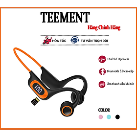 Mua Tai Nghe Dẫn Khí Qua Xương Cao Cấp Teement Tai Nghe Bluetooth Không Dây Dành Cho Thể Thao Và Chạy Bộ - Hàng Chính Hãng