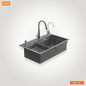 Mua Chậu rửa 1 hố to tích hợp hố phụ rời  inox 304 Garis GS11.75