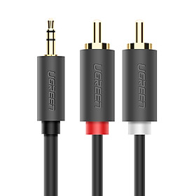 Mua Cáp âm thanh 3.5Mm đực Ra 2 đầu hoa sen dài 2M UGREEN Av116-10510 - hàng chính hãng