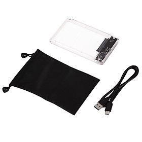 USB 3.1 2.5 HDD Case Type-C to SATA Hard Drive Box for 2.5" Hard Drive