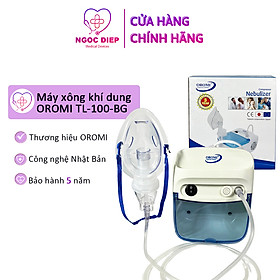 Máy xông khí dung OROMI TL-100-BG - Máy xông mũi họng cho trẻ em, người lớn - Hàng chính hãng