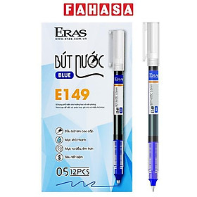 Hộp 12 Bút Nước 0.5 mm - Eras E149 - Mực Xanh