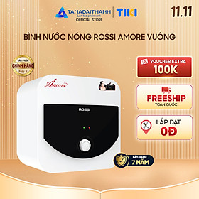 Mua Bình nóng lạnh gián tiếp Rossi Amore Vuông 15 Lít - Hàng chính hãng  Bảo Hành 7 năm