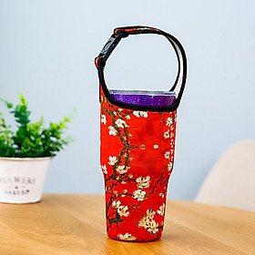 Túi Đựng Ly Giữ Nhiệt Lớn 900ml - Nhiều Hoa Văn