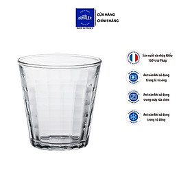 Bộ 6 ly D1032A Duralex - Prisme trong clear 220ml Thủy tinh cường lực cao cấp Pháp