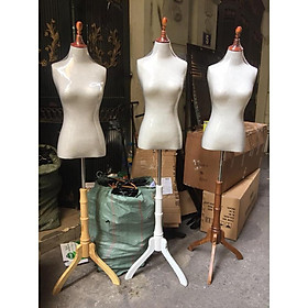 Mua Manocanh nữ bọc vải cotton chốt giữa