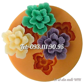 Mua Khuôn silicon làm rau câu 3 hoa - Mã số 1156
