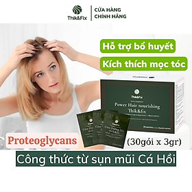 Cốm uống kích thích mọc tóc THIK&FIX (H/30gói) - Bổ huyết, giảm rụng tóc, dưỡng tóc chắc khỏe