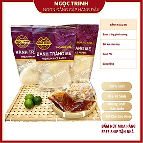 Bánh tráng me (5 Túi) loại bánh tráng phơi sương bánh tráng Ngọc Trinh