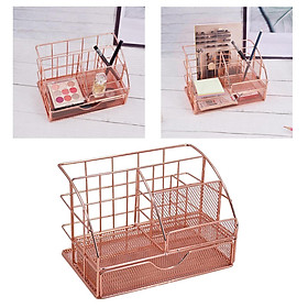 5 Grids Makeup Organizer Desk Cosmetic Storage Pen Pencil Lipstick Case Holder