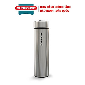 Bình giữ nhiệt Sunhouse KS-TU450I - Chất liệu 2 lớp inox 304, Dung tích 450ml, Cách nhiệt tốt, giữ nhiệt nóng lạnh 6h