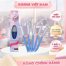 Dao Cạo Lông Mày Cán Dài Lưỡi Thép Không Gỉ Kai Beauty Guard 06616