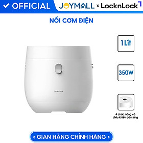 Mua Nồi cơm điện tử LocknLock Pearl rice cooker 1L EJR376WHT  Hàng chính hãng  hẹn giờ  giữ ấm - JoyMall