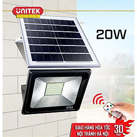 Đèn Led Năng Lượng Mặt Trời Chiếu Sáng Ngoài Trời IP65 20W