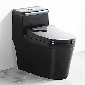 Mua BỒN CẦU LIỀN KHỐI CAO CẤP MÀU ĐEN MẪU MỚI SANG TRỌNG GIÁ TỐT-BẢO HÀNH 5 NĂM