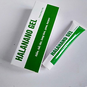 Gel bôi ngoài da Halanano tuýp 20g - giúp làm dịu mát khi da bị mẩn ngứa, khó chịu
