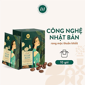 Cà Phê Túi Lọc Giấy Cao Cấp HANCOFFEE Blend Tiện Dụng Hạt Rang Mộc Thuần