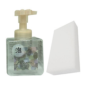 Mua Combo Set 5 miếng mút lau chùi Melamine + Bình xịt tạo bọt 380ml nắp hoa (mẫu mới) - Nội địa Nhật Bản