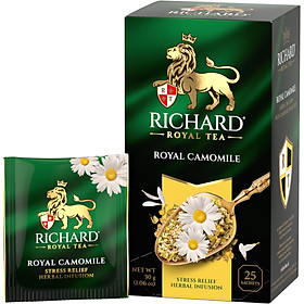 [Nhập khẩu] TRÀ HOÀNG GIA RICHARD - ROYAL CÚC LA MÃ (25 túi có bao thiếc) - Royal Camomile