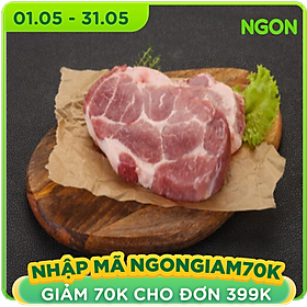 Chỉ bán HCM - Nạc dăm heo Brazil - 500gram