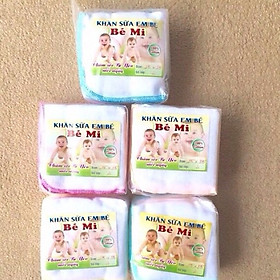 Combo 30 chiếc Khăn sữa cao cấp Bemi 4 lớp (kích thước 25 x 25cm) cho bé_y hinh