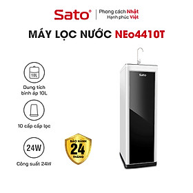 Máy lọc nước Sato Neo1 NEo4410T 10 cấp lọc - Hệ thống 10 lõi lọc vượt trội, lọc sạch, bổ sung khoáng chất - Miễn phí vận chuyển toàn quốc - Hàng chính hãng