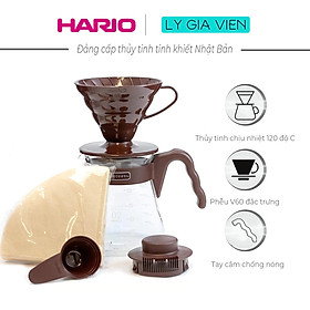 Hình ảnh Set Bình Pha Cà Phê Drip Hario V60 Coffee server 02 Set
