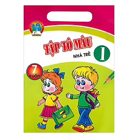 Bộ Túi Tập Tô Màu Nhà Trẻ Tập 1 (7 Cuốn)