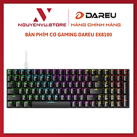 Mua Bàn phím cơ Gaming DAREU EK8100 100KEY (RGB  Blue/ Brown/ Red D switch) - Hàng chính hãng