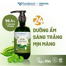 Gel Tắm Rau Má Khổ Qua Rừng Thuần Chay Heebee's Giảm Rôm Sẩy, Dưỡng Ẩm, Da Sáng Mịn Màng 300/500ML