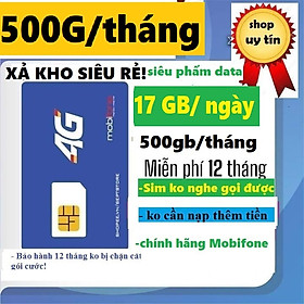 Sim 4G Mobifone chuyên data vào mạng, nhiều lựa chọn thời gian sử dụng - Hàng chính hãng