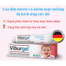 Gel Bôi Thảo Dược Thiên Nhiên - Viburgel Giúp Xoa Dịu Nướu Và Niêm Mạc Miệng Bị Kích Ứng Tấy Đỏ Do Mọc Răng, Bệnh Tay Chân Miệng