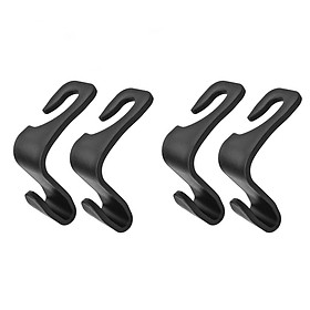 Combo 2/3/4 cái giá móc treo đa năng gắn tựa đầu treo đồ vật sau ghế ô tô, xe hơi chịu tải đến 5kg