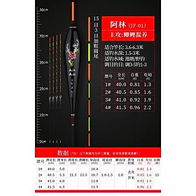 Phao câu đài phủ Nano tăm bé câu rô phi , diếc , chép siêu nhạy. Phao Nano hoạ tiết cao cấp QT1