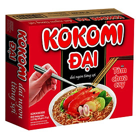 Hình ảnh Thùng 30 Gói Mì Kokomi Đại Tôm Chua Cay (75g / Gói) Hình ảnh Thùng 30 Gói Mì Kokomi Đại Tôm Chua Cay (75g / Gói)