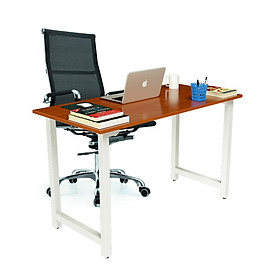 Bộ Bàn Rec-T Chân Trắng Mặt Cánh Gián Và Ghế IB16A Ibie